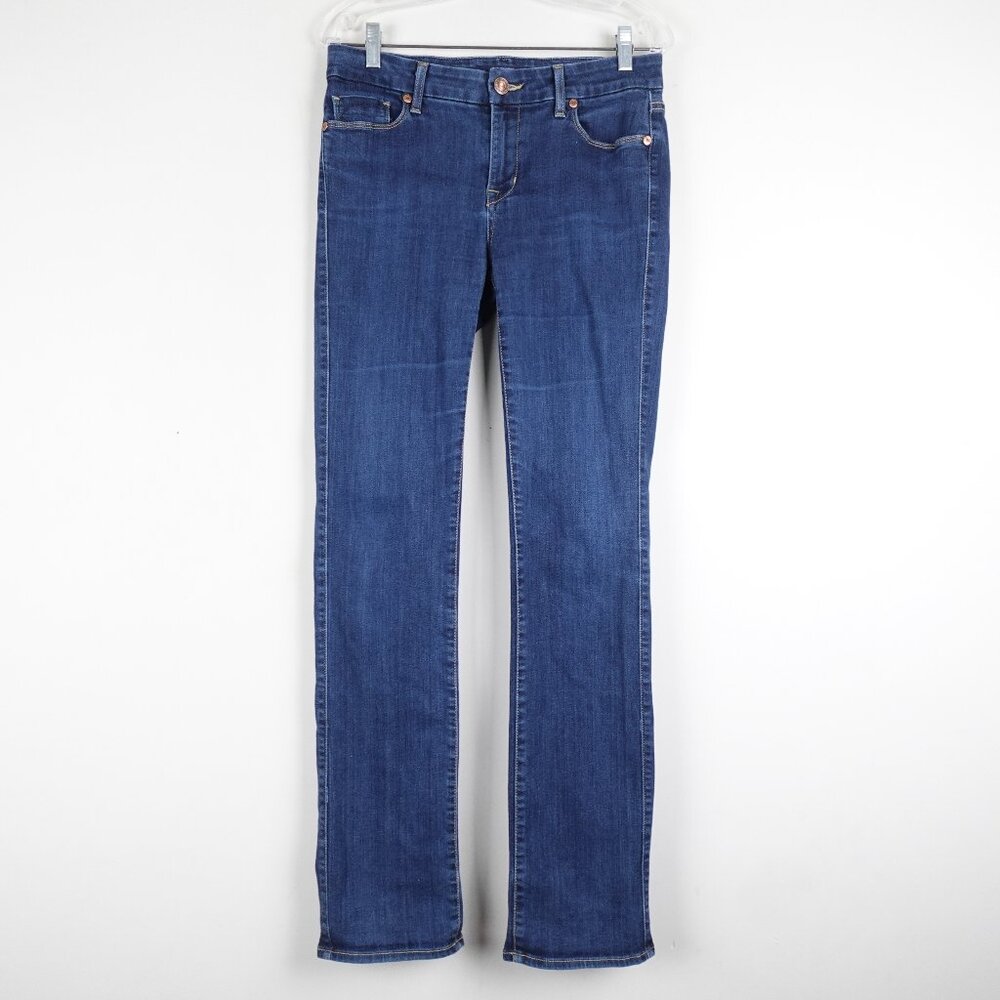FIDELITY REV Mid Rise Straight Jeans Women's 29 Stretch Denim Made in USA